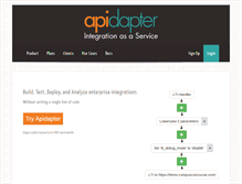 Tablet Screenshot of apidapter.com